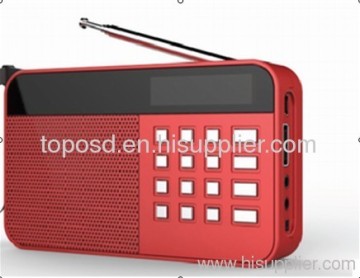 Multifunction Tape Radio Speaker T-209 With Usb Tf Card Fm Radio 
