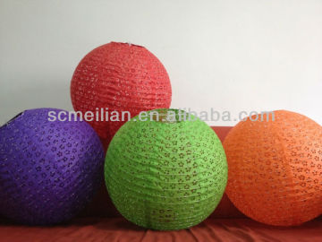 colorfull rice paper lamp shades