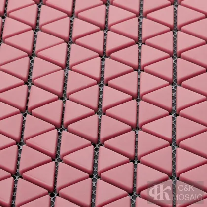 Red Glass Mosaic Wall Tiles