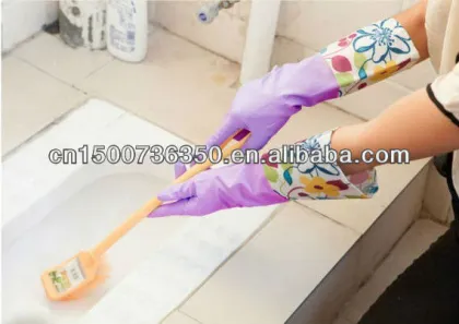 Natural Latex Gloves Natural Rubber Dipped Household Gloves