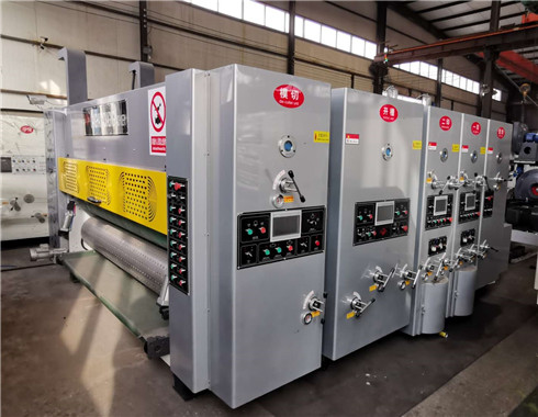 multi color flexo printing die cutting machine