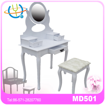 Wooden dressing table design/dressing table mirror with lights