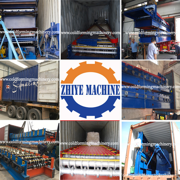 roofing sheet roll forming machine loading