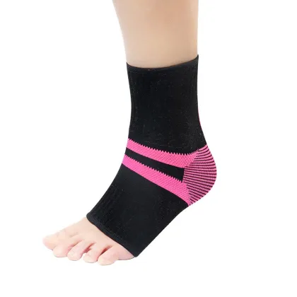 Gym Sports Fitness Workout Elastic Compression Ankle Brace Adjustable Support Protector Ankle Sleeve