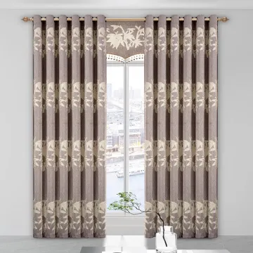 Luxury European Jacquard Blackout Window Curtains: Enhancing Your Home Living Room