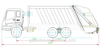 FOTON 6*4 GARBAGE TRUCK