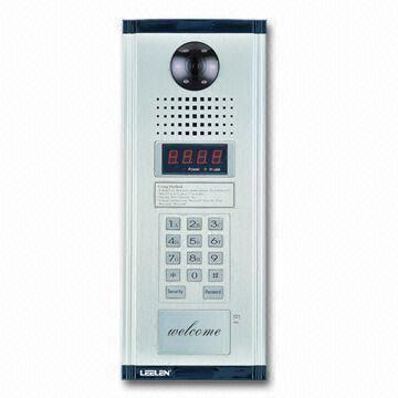 Video Door Phone with 1/3-inch CCD Camera Sensor, 420TVL Resolution and 0.01 Lux Illumination