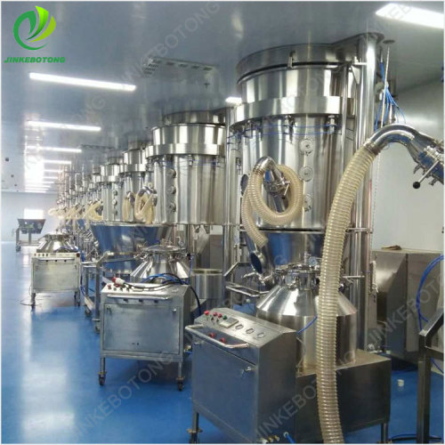 fluidized bed dryer with granulation