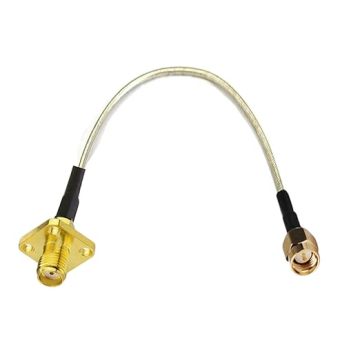 Flangia da 4 buche SMA a 4 fori Connettore maschio SMA con cavo coassiale RG402