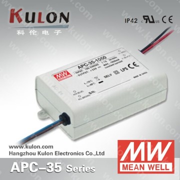 MeanWell 35w 350mA ac dc Ul listed switching mode led power supply