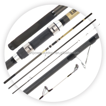 OEM/ODM High Carbon 3-Section Surf Rod 3.6m-4.5m for Lure Weight 100-250g