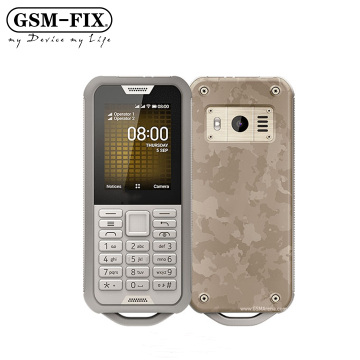 GSM-FIX NOKIA 800 터프 4G 휴대 전화-Kaios Wi-Fi 방수 푸시 버튼 FM 라디오 2100mah Bluetooth Feature Phone