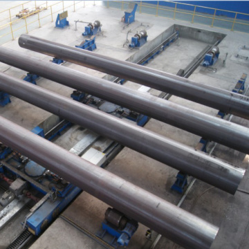 Welded straight seam submerged arc welded steel pipes