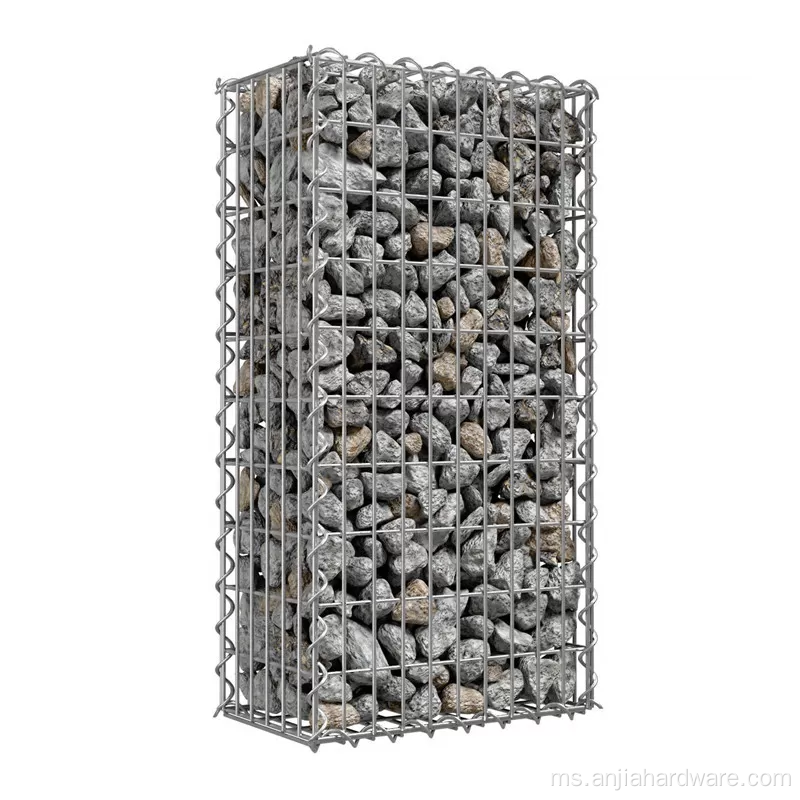 Sangkar galvanized galvanized panas untuk batu
