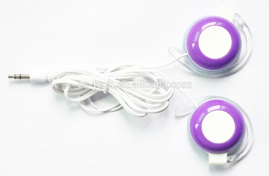 White Ear shap stereo earphone, Ear Hook earsets