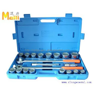 3/4\"21pcs Aluminium Case Construction Tools wrench sets