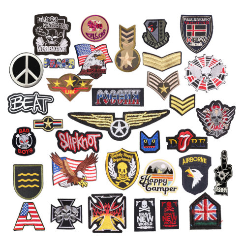 Military Badges Embroidery Patches Iron On Patch