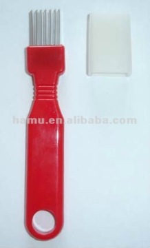 Stainless Steel Onion Knife/Cutter With Plastic Handle