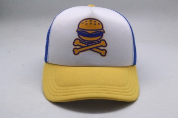 Custom Wholesale Printed Logo Trucker Mesh Cap 5 Panel Snapback Hat