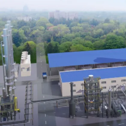 Modular Green Ammonia Unit for Energy Storage in Large Photovoltaic Power Plants