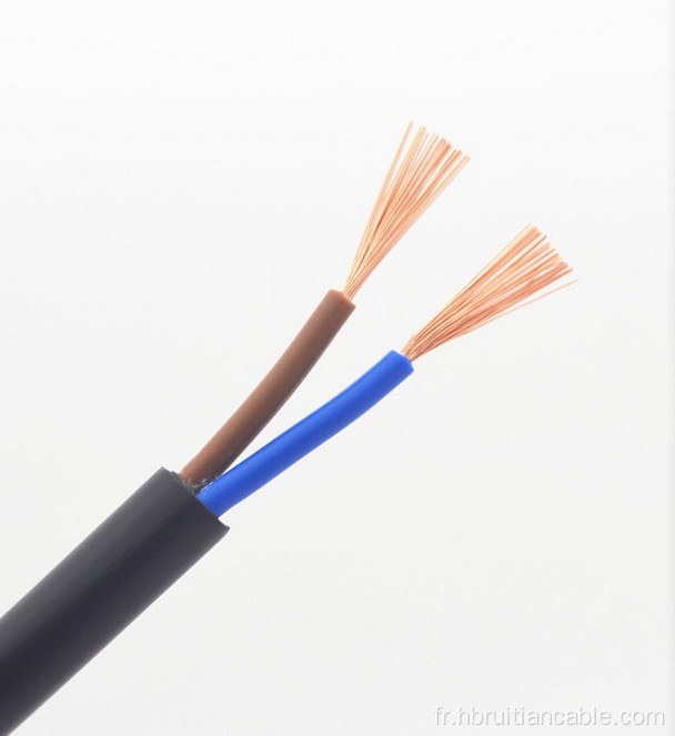 3CX2,5 mm2 Câble d'alimentation extérieur personnalisé RVV 2 * 1,5 mm2