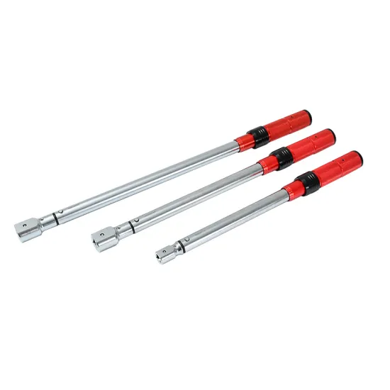 Metal Ratchet Interchangeable Head Mechanical Torque Wrench: Adjustable Preset Torque Tool