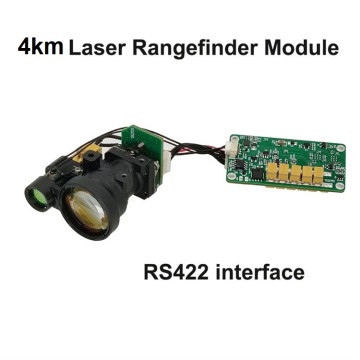4000m Distance Measuring Sensor RS422 LiDAR Module UAVs