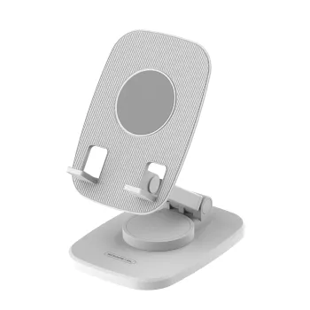 360 Degree Rotating Bracket for Portable Use and Charging of Mobile Phones/Tablets