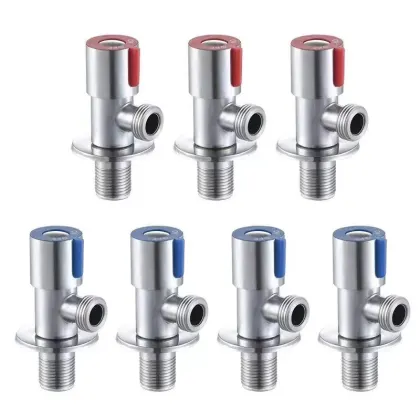 Brass Triangle Valve Shower Inlet Three-Way Bathroom Accessories