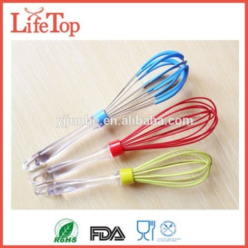 2015 New Design Manual PP Handle Silicone Egg Beater