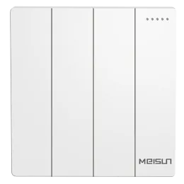 Frameless super thinner big button wall switch