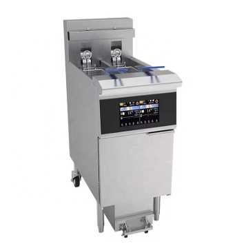 Commercial LCD Control Panel Deep Fryer for French Fries and Chicken Wings