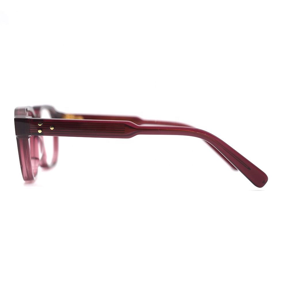 Wholesale Unisex Thick Japan Handmade Acetate Glasses Frame