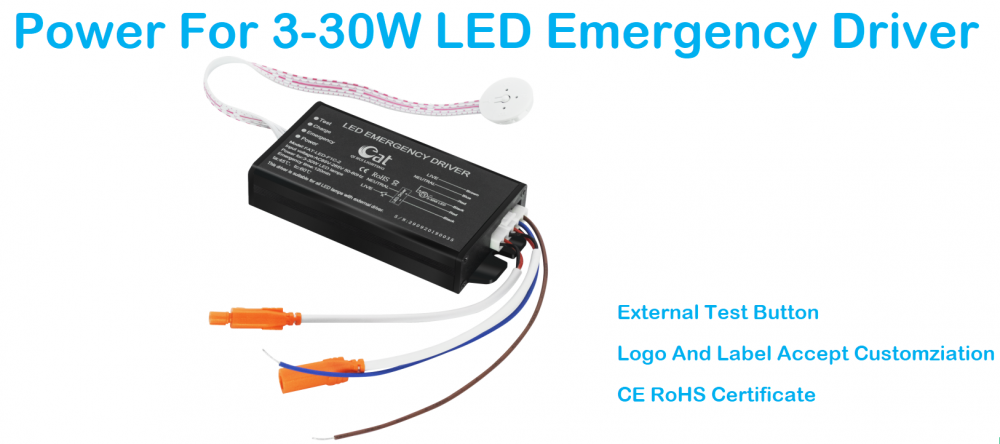 Multiple Output Aluminum Shell Emergency LED Driver