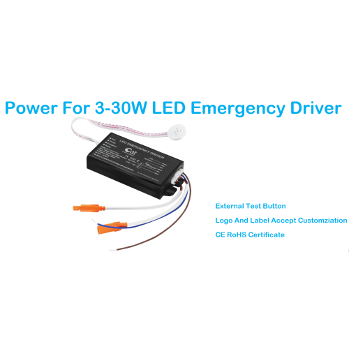 Driver LED de urgență cu ieșire multiplă din aluminiu