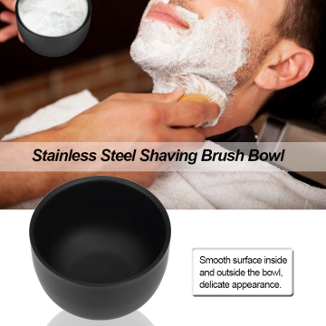 Stainless Soap Mug Bowl Men Shaving Soap Bowl Male Facial Hair Cleaning Shaving Bowl Beard Cleansing Foam Bowl Foam Tool