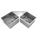 Inverted V-shaped two-basin sink