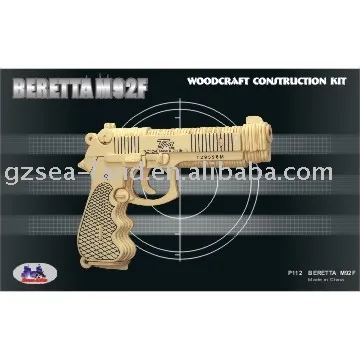 Wooden toy BERETTA M92F