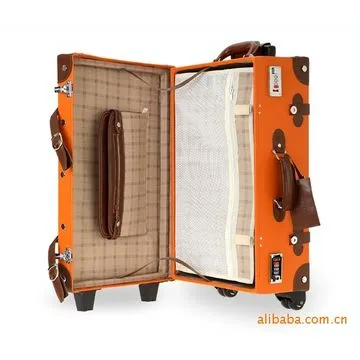 PA brand PU trolley suitcase