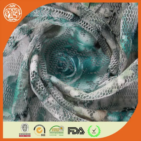 2014 new designed floral printed polyester fabric samples of lace for dresses