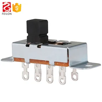 Double Pole Three Throw 3 Position Slide Switch 1A 250VAC