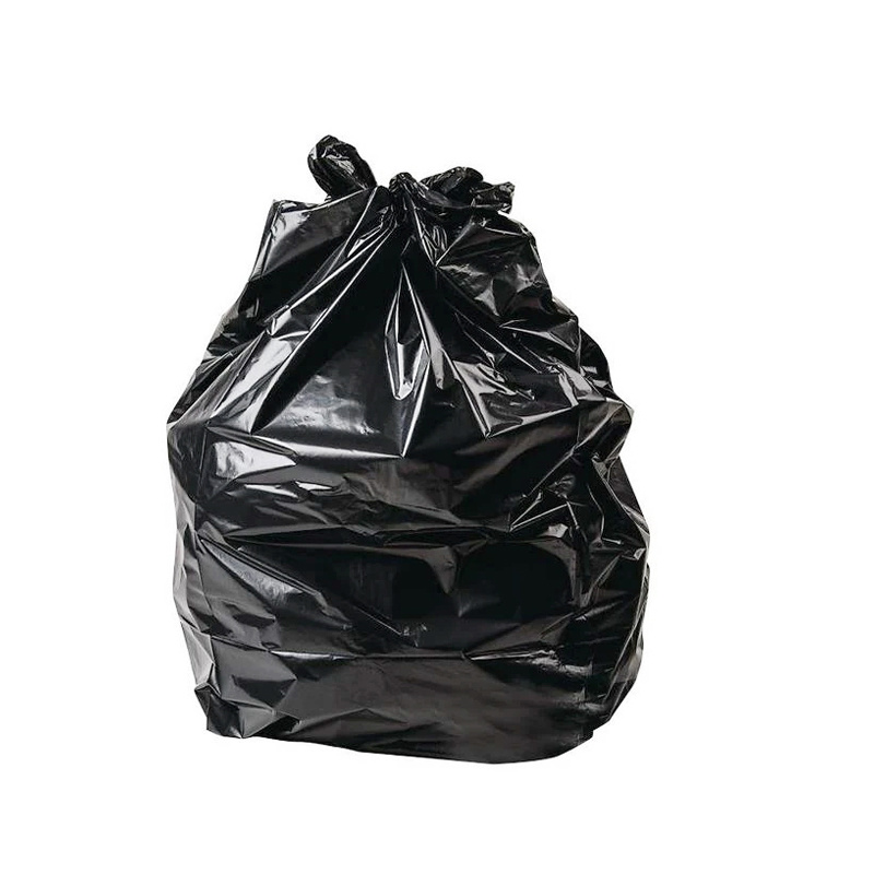 Cheap HDPE LDPE Can Liner Black Plastic PE Garbage Bag Trash Bag