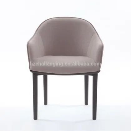 L024 Aluminum 1950s copenhagen spitfire egg leather chair
