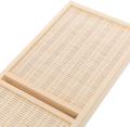 Pembagi Ruang Lipat 4-Panel Bambu untuk Kamar Tidur