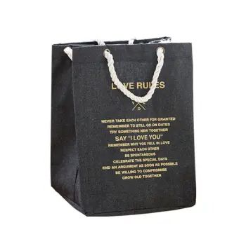 Denim Cloth Laundry Hamper and Storage Bags