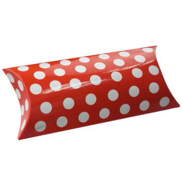 Hot Sale Glossy Red Custom Pillow Box