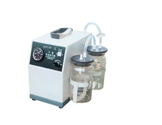 China Factory Price Double Bottle Suction Pump: Portable Aspirator Unit with Diaphragm Technology for Medical Supplies