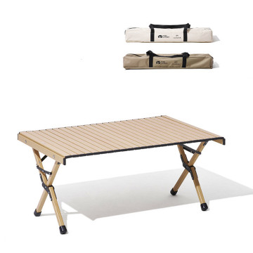 Table de camping en aluminium pliant léger portable pour une utilisation extérieure et intérieure