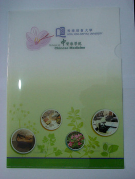 PVC file holder for office and school promtional folder customized printing