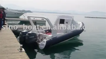 7.8m luxury inflatable Rib Boat with cabin (rib 780)